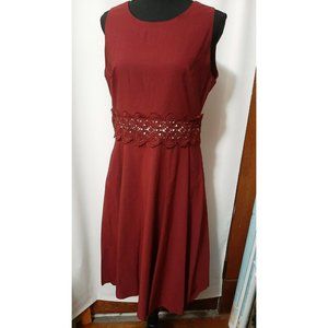 Homeyee Burgundy w/Tags Size 2XL Women's Dress
